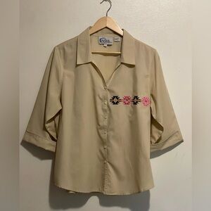 LasOlas 3/4 length sleeve top